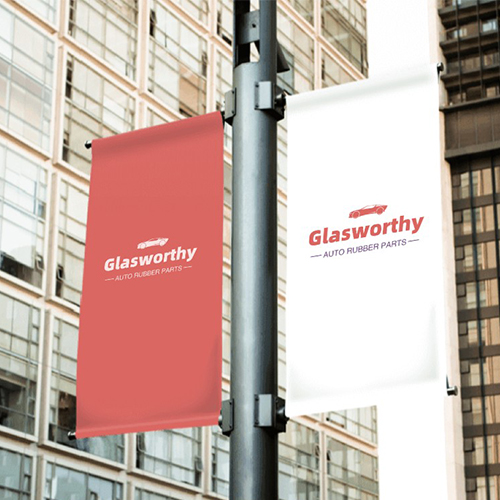 Glaswortht Advertising material design